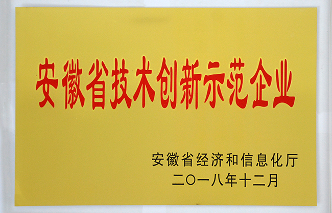 安徽省手艺创新树模企业